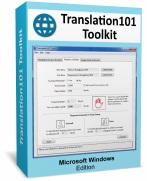 Translation101 Toolkit (MS Windows Version) Translation101 Toolkit (MS Windows Version)