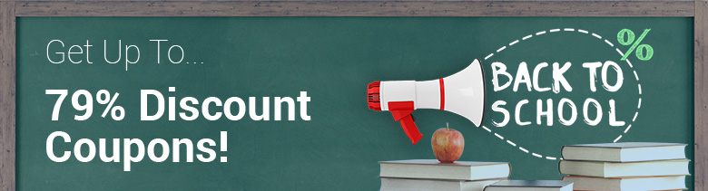 Get Up To 79% Discounts in Our 2017 Back To School Campaign!