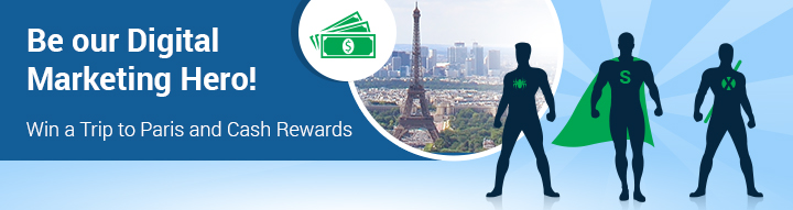 Be Our Digital Marketing Hero and Go To Paris!