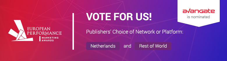 Vote for us to receive the Publishers' Choice Award at the European Performance Marketing Awards 2016!